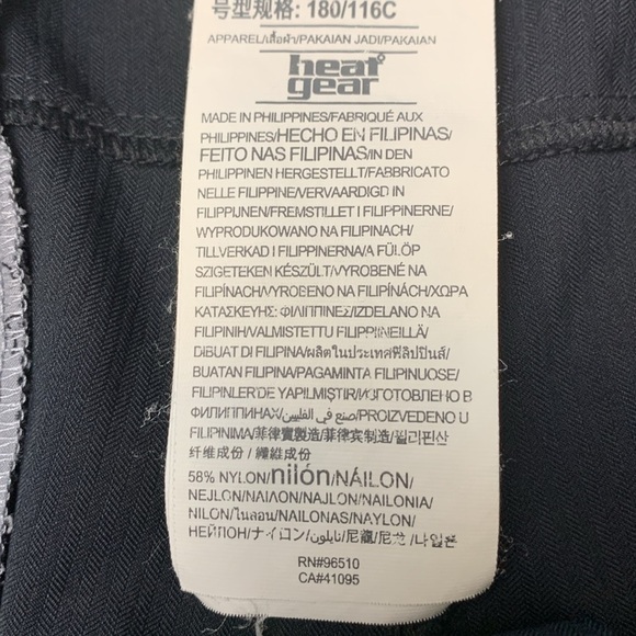 Under Armour Mens Heat Gear Navy Blue Shorts Size 44 - Picture 3 of 10